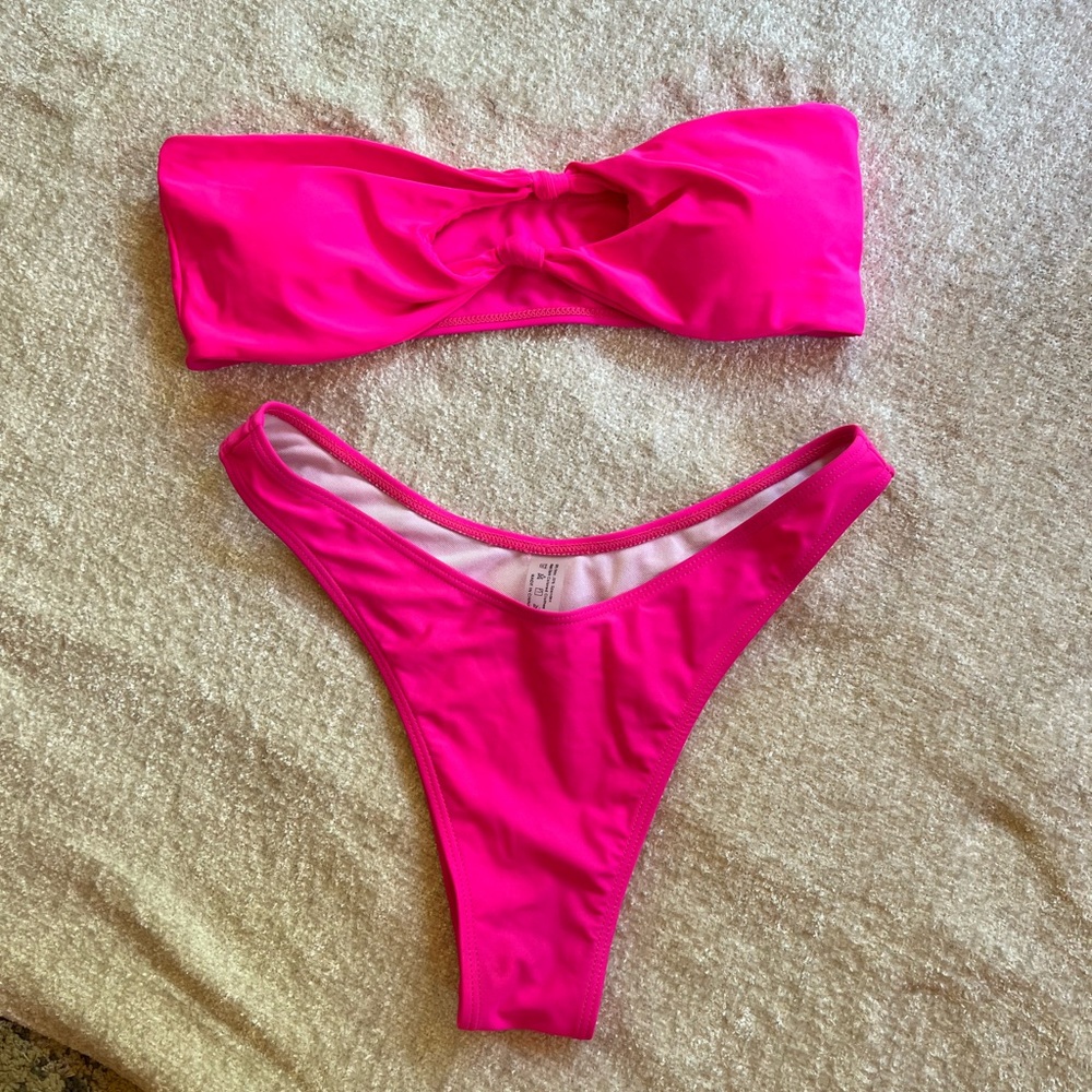 Hot Pink Bikini Set